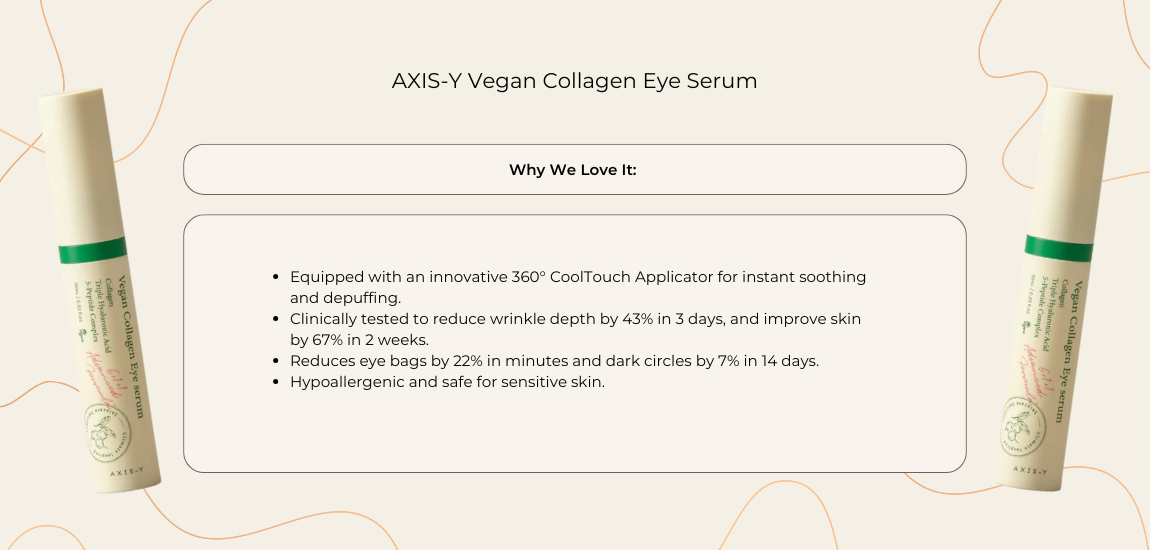 AXIS-Y Vegan Collagen Eye Serum AXIS-Y Vegan Collagen Eye Serum