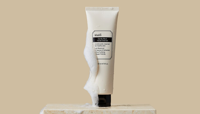 Clear pores with a gentle Klairs cleanser