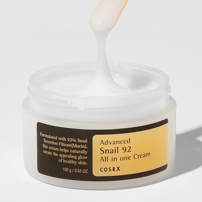 COSRX Advanced Snail 92 All in one Cream; Korean face cream at Skinsider