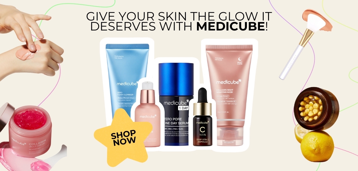 give your skin the glow it deserves with MEDICUBE!