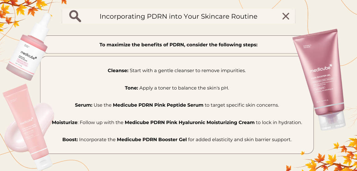 PDRN Skincare Routine