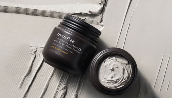 Innisfree Super Volcanic Pore Clay Mask; Korean charcoal wash off mask