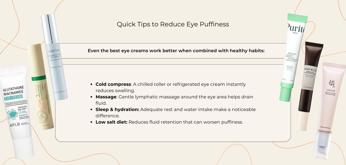Quick Tips to Reduce Eye Puffiness