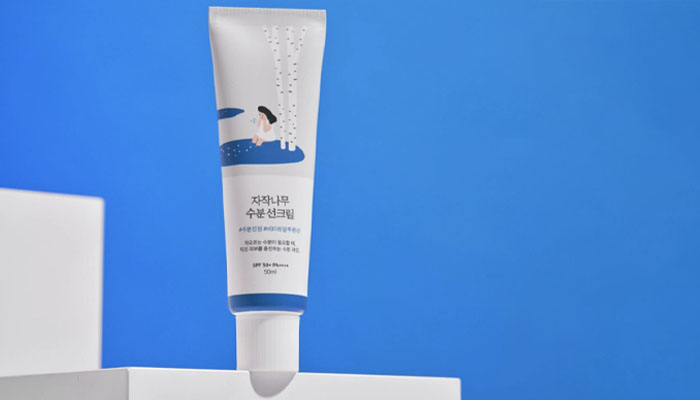 Round Lab Birch Juice Moisturizing Sun Cream SPF50+ PA++++ 50ml; Korean skincare for sensitive skin