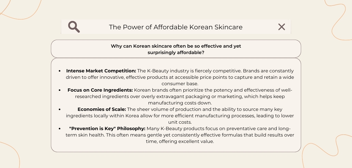 The Power of Affordable Korean Skincare