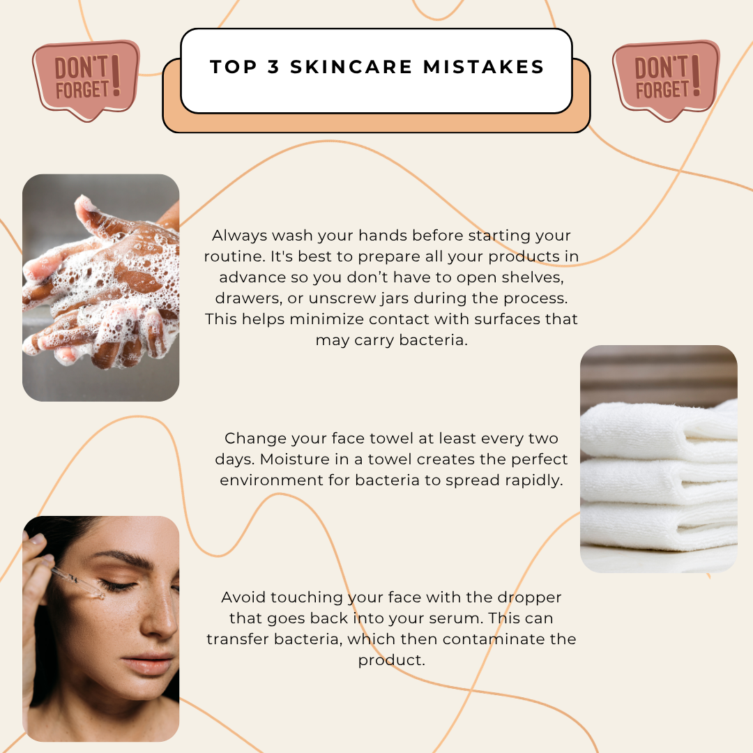 Top 3 Skincare Mistakes Top 3 Skincare Mistakes